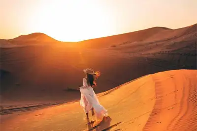 The Magic of Sunset Views During a Desert Safari